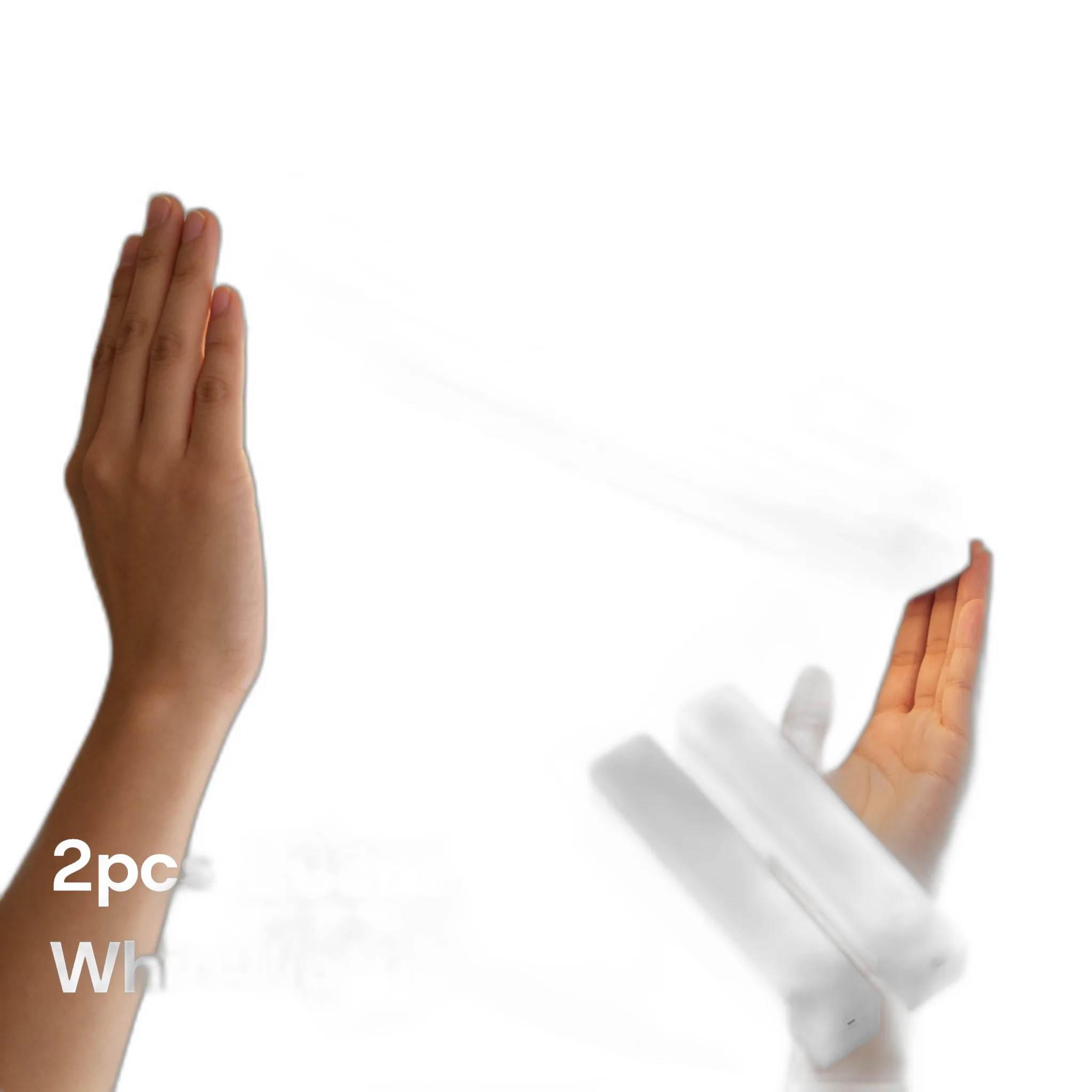 Light bar 10 cm cool white, 2-pack, cut-out on white